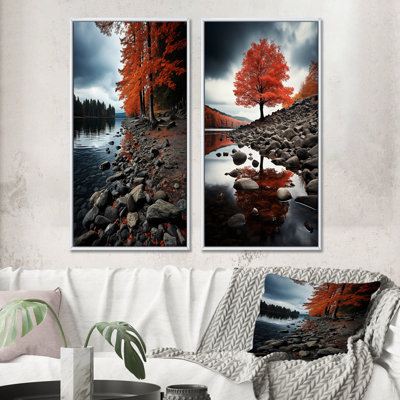 «Canada Autumn Tranquility», 2 pièces sur toile