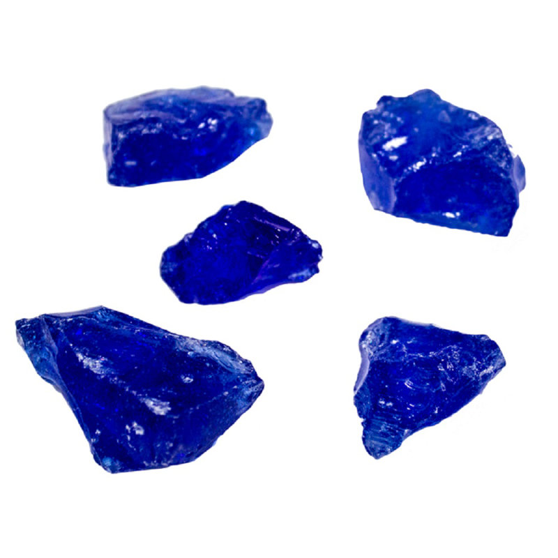 Verre à feu recyclé Sundberg, Bleu océan