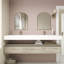 Ensemble de meuble-lavabo double mural 71 po Alysa-71095533