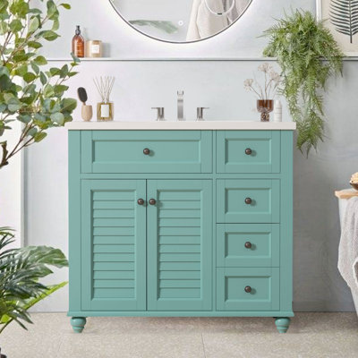 Base de meuble-lavabo simple 35,4 po seulement