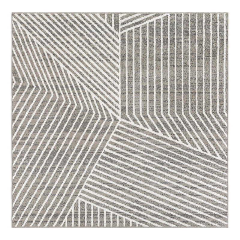 Tapis Latitude Run® Orkla Nikolis gris, Carré 7 pi 10 po