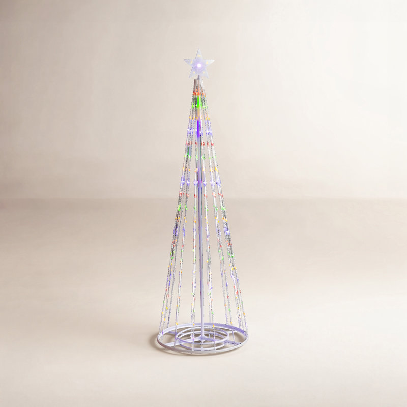 Figurine lumineuse arbre de Noël, H 106 po x l 32 po x P 32 po