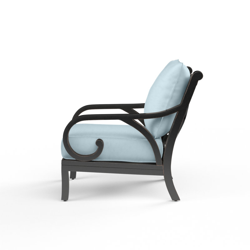 Monterey Outdoor Patio Lounge Chair with Cushions, Canvas Skyline Sunbrella®