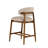 Luxton Upholstered Counter Stool with Solid Wood Frame