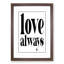 Love Always - Picture Frame Typography-62802715-62802716