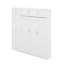 Grand lit escamotable mural avec armoire supérieure, tablettes et garde-robe-1056935052