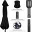 Earnistine 230cm Tilt Market Parasol-1445442807