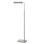 Lampe sur pied Delray en métal à DEL - Hauteur réglable de 112 à 147 cm, acier brossé, DEL intégrée de 17 W, 3 000 K, interrupteur à bascule non dimmable, style moderne