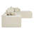 Boneless Kustas 2 - Piece No Assembly Required Upholstery Sofa with Pillow