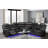 Bracyn 3 - Piece USB Vegan Leather Reclining Sectional with Sound System-338922934