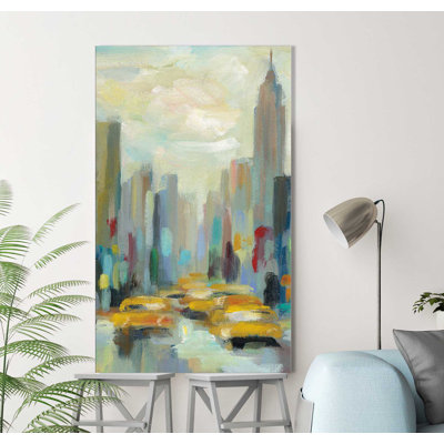 «Manhattan Sketches II V», reproduction de peinture acrylique sur toile