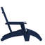Chaise Adirondack d'extérieur avec repose-pieds Brady-88681430
