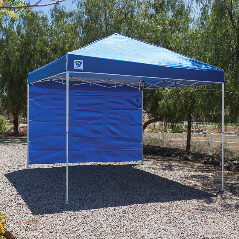 Z-Shade Blue Fabric Side Wall for Canopy