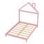 Lit plateforme double en bois