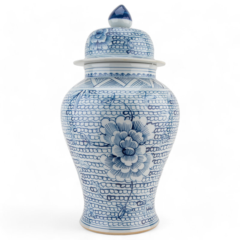 Handmade Porcelain Ginger Jar