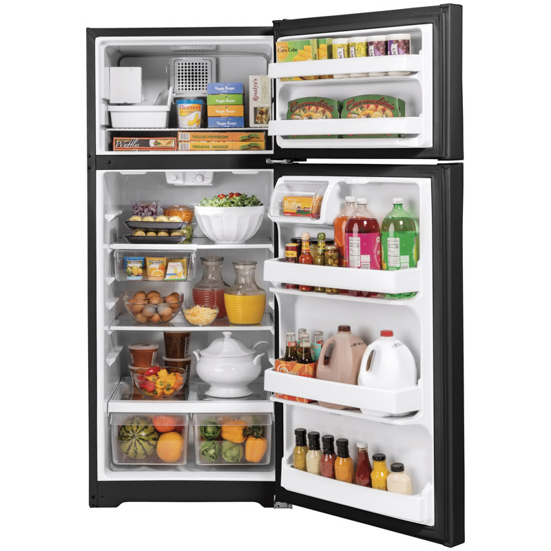 28" Top Freezer 17.5 Cu. Ft. c , Black