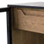 Buffet en bois massif avec meuble télé en bois de pin noir