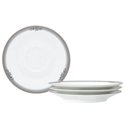 Soucoupes Noritake Laurelvale, 6 po