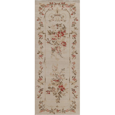 Wool Floral Indoor Rug