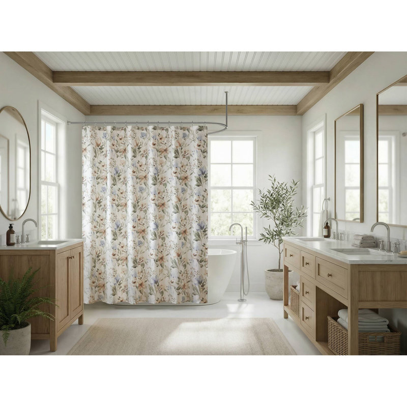 Rideau de douche Herbal