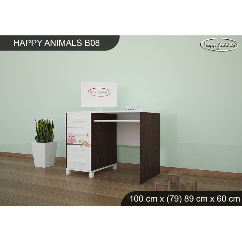 100cm Writing Desk, Chestnut