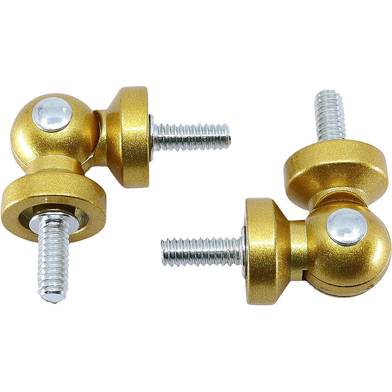 Meriville Hinged Elbow Connector, 2 pcs, 0.625", Royal Gold