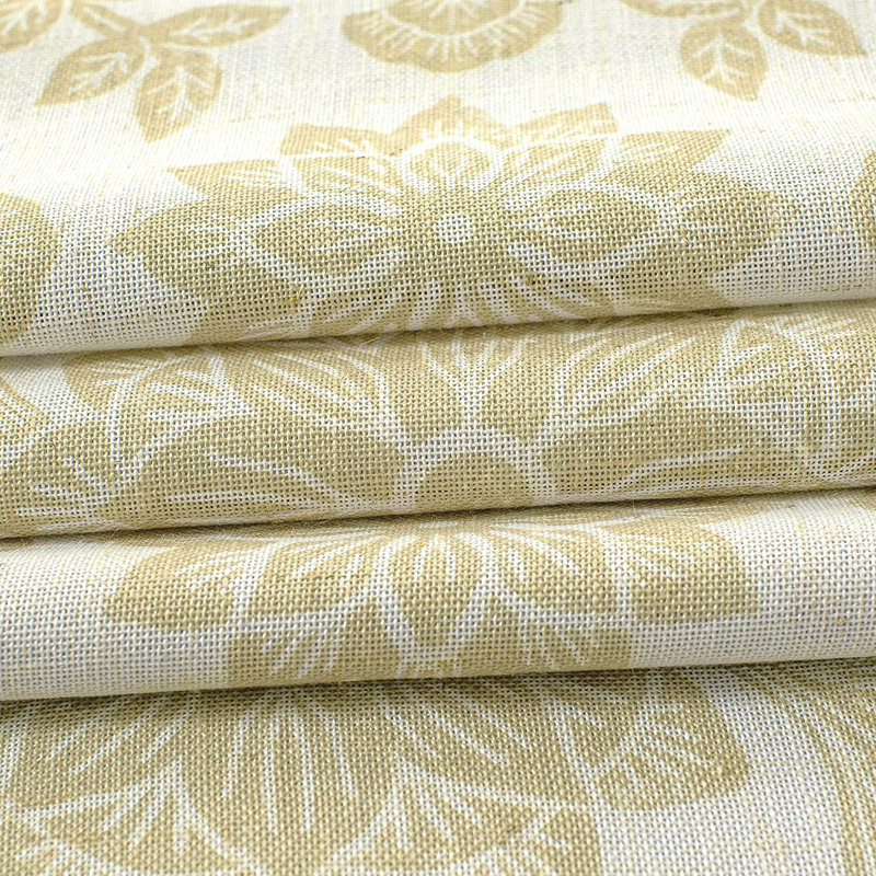 Rideaux en lin Twyla, Beige ivoire