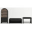 Bureau courbé 2 tiroirs Liabella-893743109