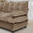 Modern Modular Cloud Sofa with Deep Seat Comfort and Breathable Chenille Upholstery-707445358-707445346