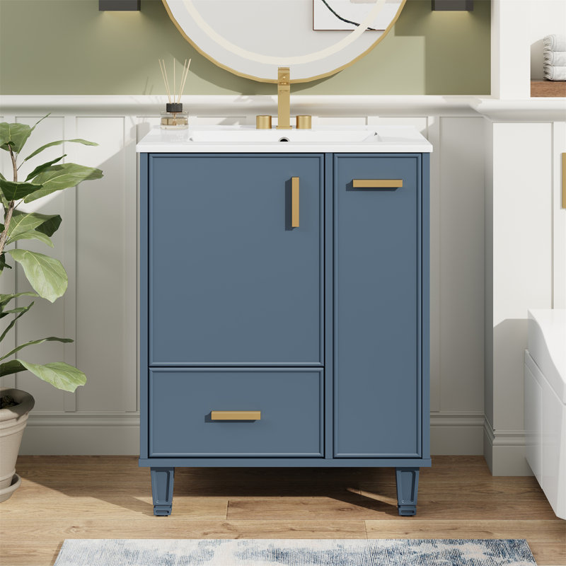 24" Bathroom Vanity With Sink
