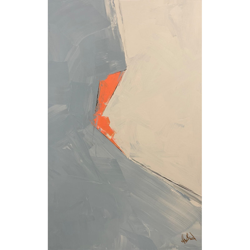 «Geo I» par John Beard, reproduction sur toile sans cadre, H 24 po x l 30 po x P 2 po