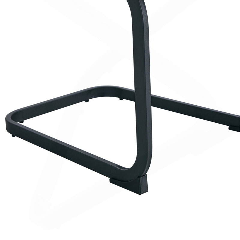 Chaises de salle à manger, chaise d'appoint rembourrée à haut dossier en tissu Tech