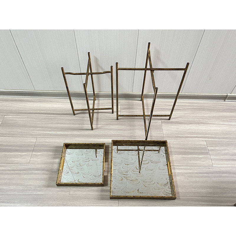 Beenu Tray Top Side Table Set