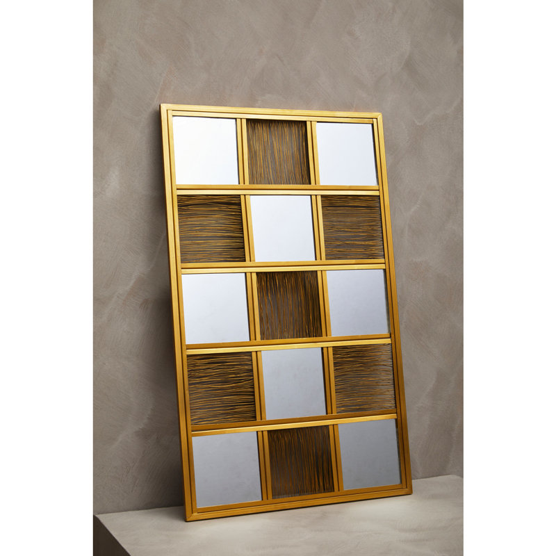 Bibeau Metal Flat Wall Mirror