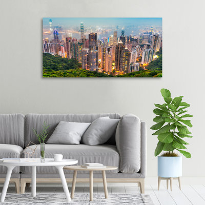 Hong Kong - No Frame Print on Canvas