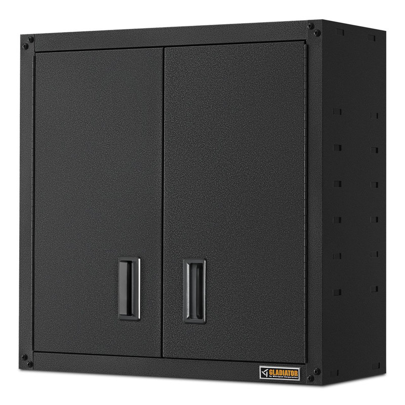 Single Storage Cabinet, Black