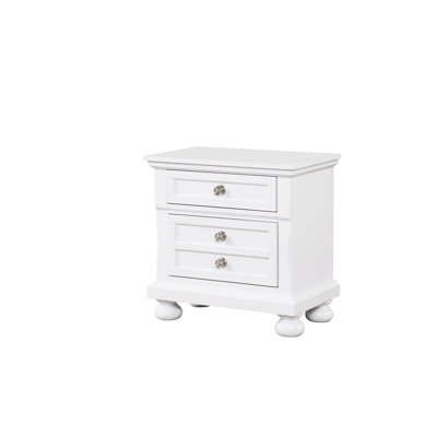 Charming Nightstand With Exceptional Storage Capacity For Bedroom Enhancement