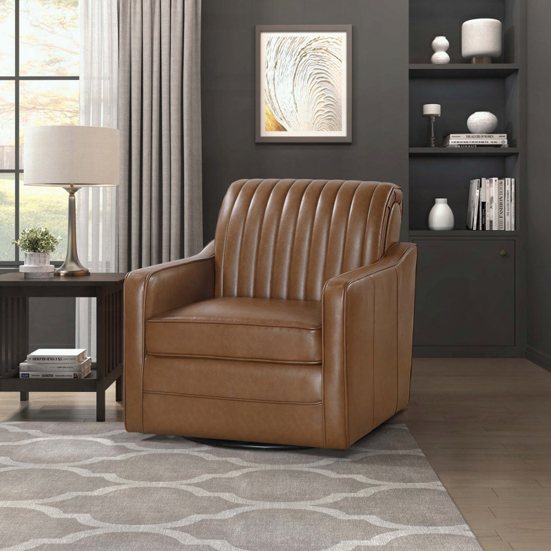 Fauteuil pivotant en faux cuir Luxury