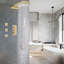 Système de douche thermostatique mural avec valve brute-71078080