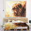 Brown fractal tapisserie tapisserie Animal-28482891