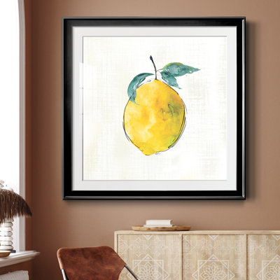 Happy Lemon - peinture encadrée