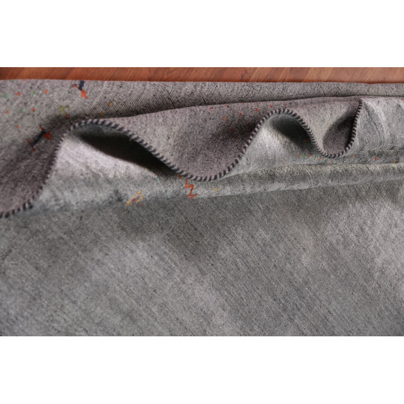 Tapis gris Gabbeh 8