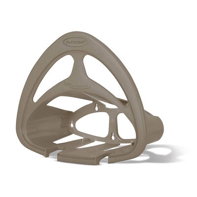 Porte-boyau d'arrosage mural avec tablette Suncast Hangout HH150, taupe