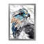 Tête d'aigle avec œil brillant - peinture sur toile-67235973-67235970