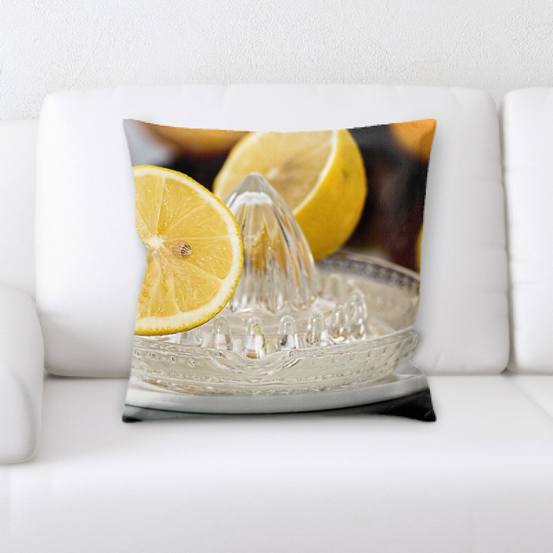 Microsuede Throw Pillow