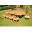 Darrin Outdoor 11 - Piece Teak Dining Set-787923071