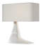 Anne-Marie Barton Terra-Forma 23" Left Table Lamp in Museum Pewter with Boucle Shade-1678294091-1678294090