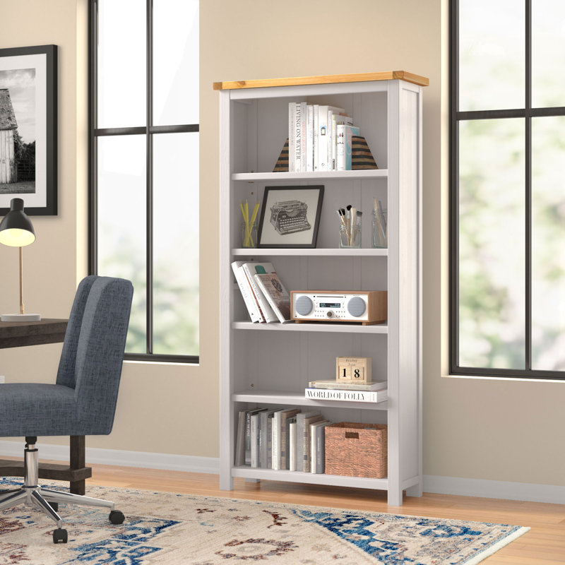 Nob Hill 180cm H x 90cm W Standard Bookcase