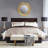 Gingko Leaf Round Wall Mirror 30.5"