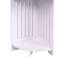 Support de rangement blanc pour armoire de coin